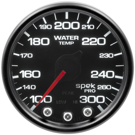 Spek - Pro Water Temp Gauge 100 - 300F 2 - 1/16 - AutoMeter | Evolution Auto Retroworks