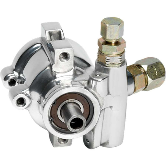 Remote Power Steering Pump Polished - Billet Specialties | Evolution Auto Retroworks