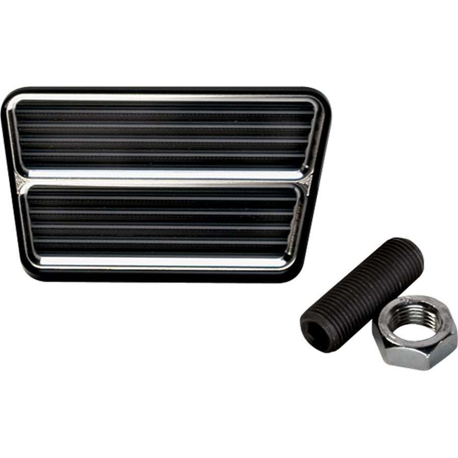 Black Rectangle Brake Pedal - Billet Specialties | Evolution Auto Retroworks