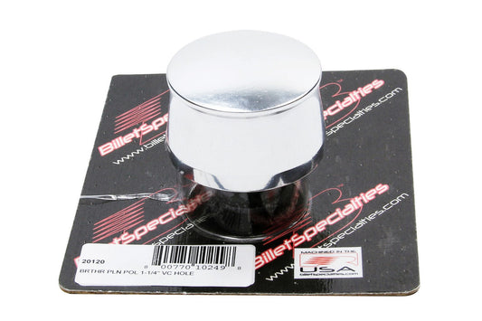 Polished Breather Plain - Billet Specialties | Evolution Auto Retroworks