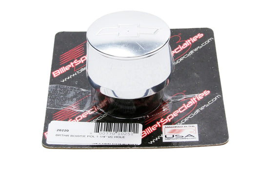 Bowtie Breather Fits 1 - 1/4in VC Hole - Billet Specialties | Evolution Auto Retroworks