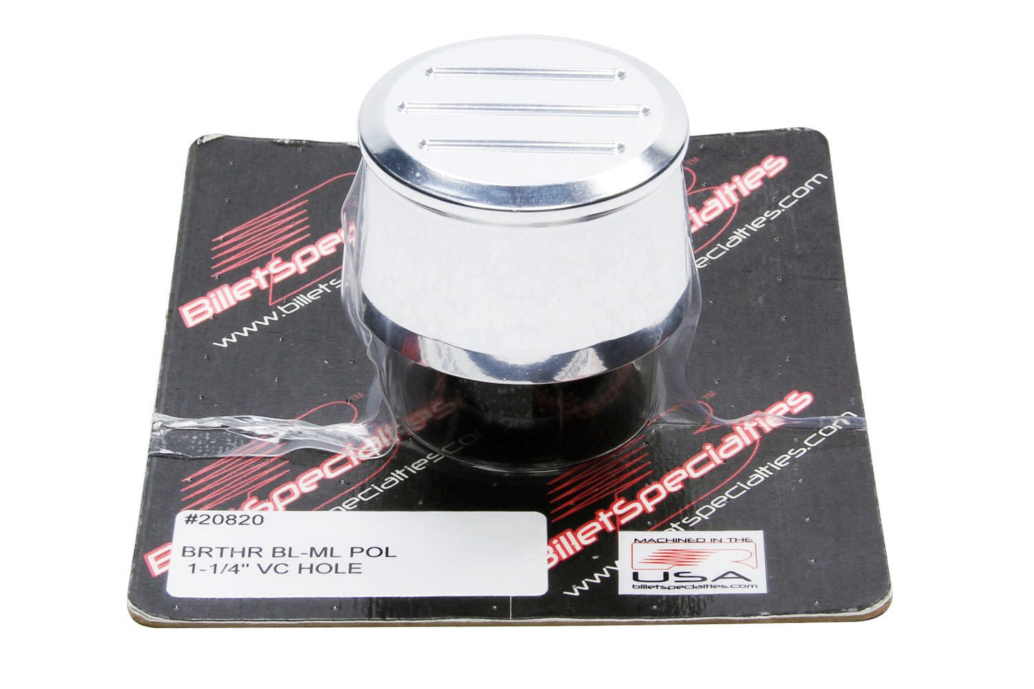 Polished Breather Ball Milled - Billet Specialties | Evolution Auto Retroworks