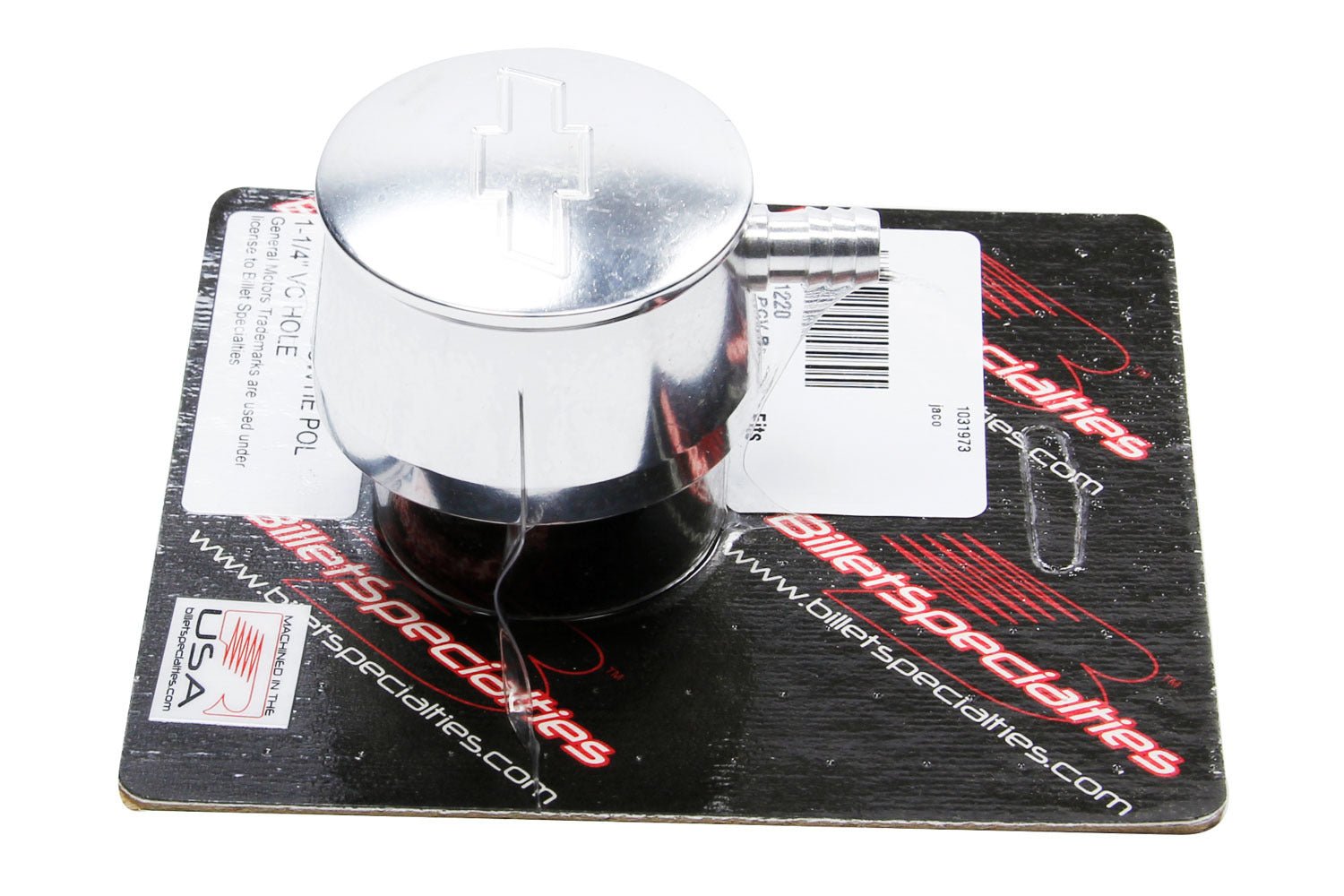 Bowtie PCV Breather Fits 1 - 1/4in VC Hole - Billet Specialties | Evolution Auto Retroworks