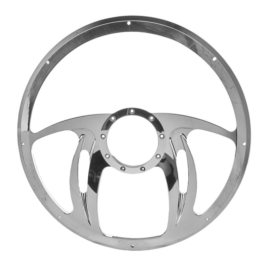 Steering Wheel Half Wrap 15.5in Hurricane - Billet Specialties | Evolution Auto Retroworks