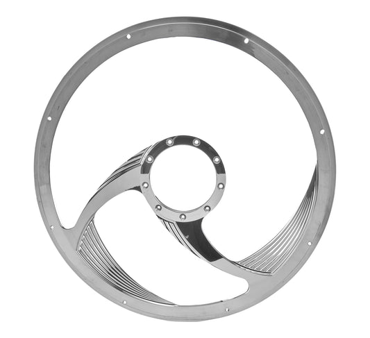 Steering Wheel Half Wrap 15.5in Spyder - Billet Specialties | Evolution Auto Retroworks
