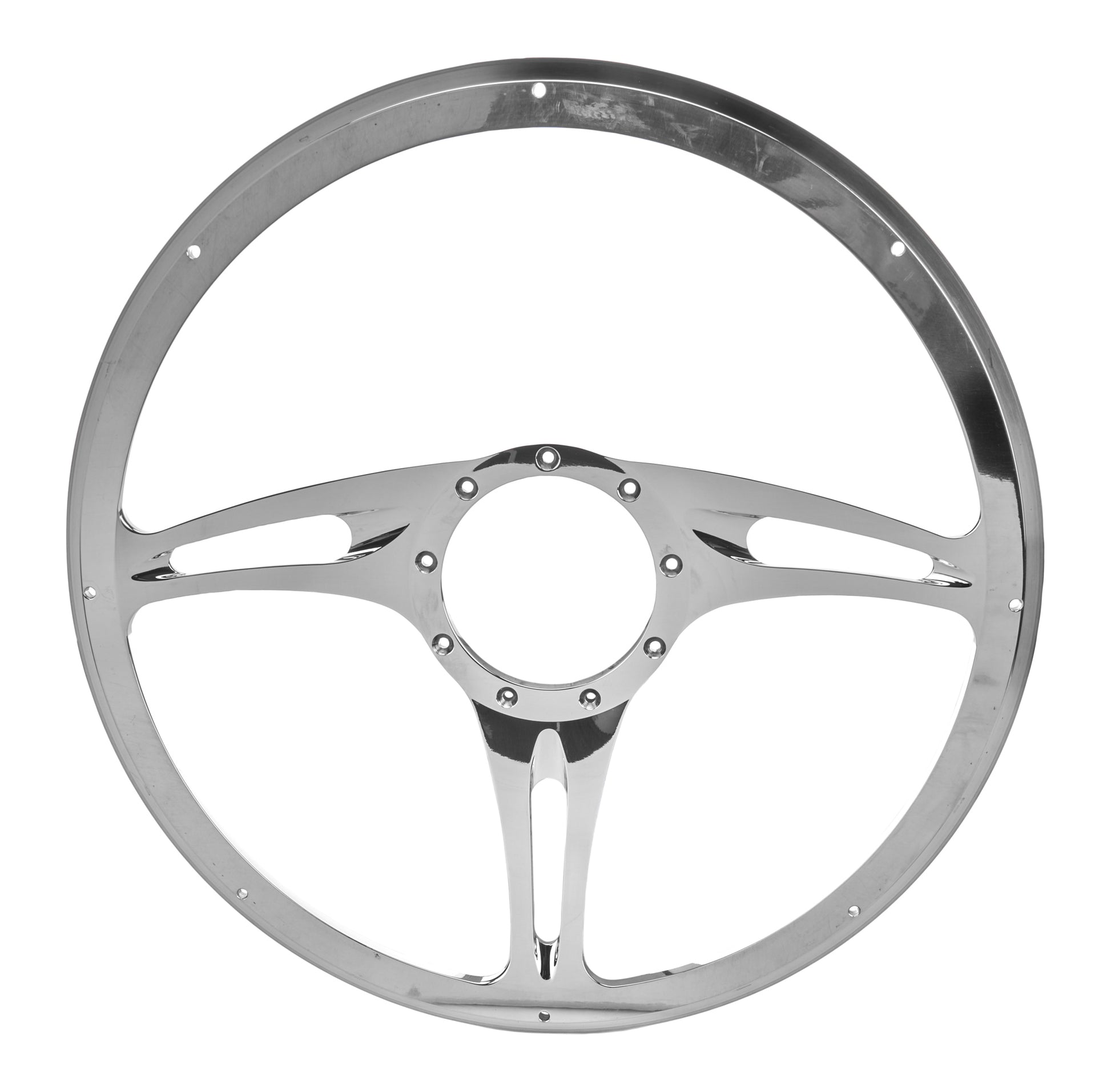 Steering Wheel Half Wrap 15.5in Stealth - Billet Specialties | Evolution Auto Retroworks