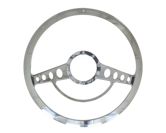 Half Wrap 15.5in Steering Wheel Classic - Billet Specialties | Evolution Auto Retroworks