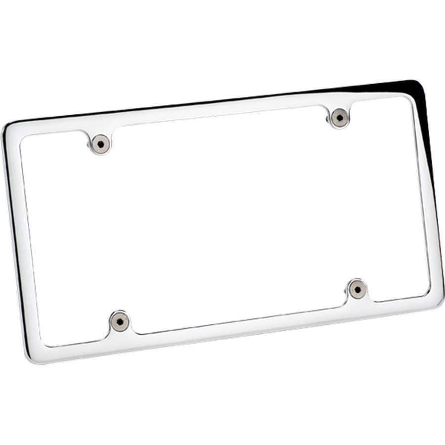 License Frame - Polished - Billet Specialties | Evolution Auto Retroworks