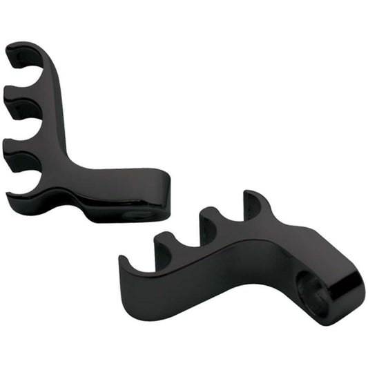 3 Wire Separator Valve Cover Mount Black Pair - Billet Specialties | Evolution Auto Retroworks