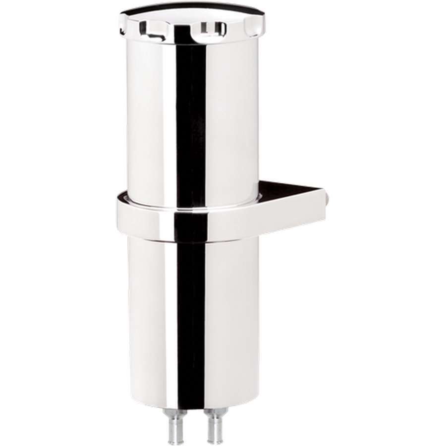Over Flow Tank 8.75in Smooth w/Bracket - Billet Specialties | Evolution Auto Retroworks