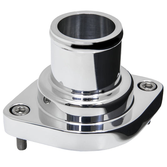 Thermostat Housing Strai ght LS 10 - Up Polished - Billet Specialties | Evolution Auto Retroworks
