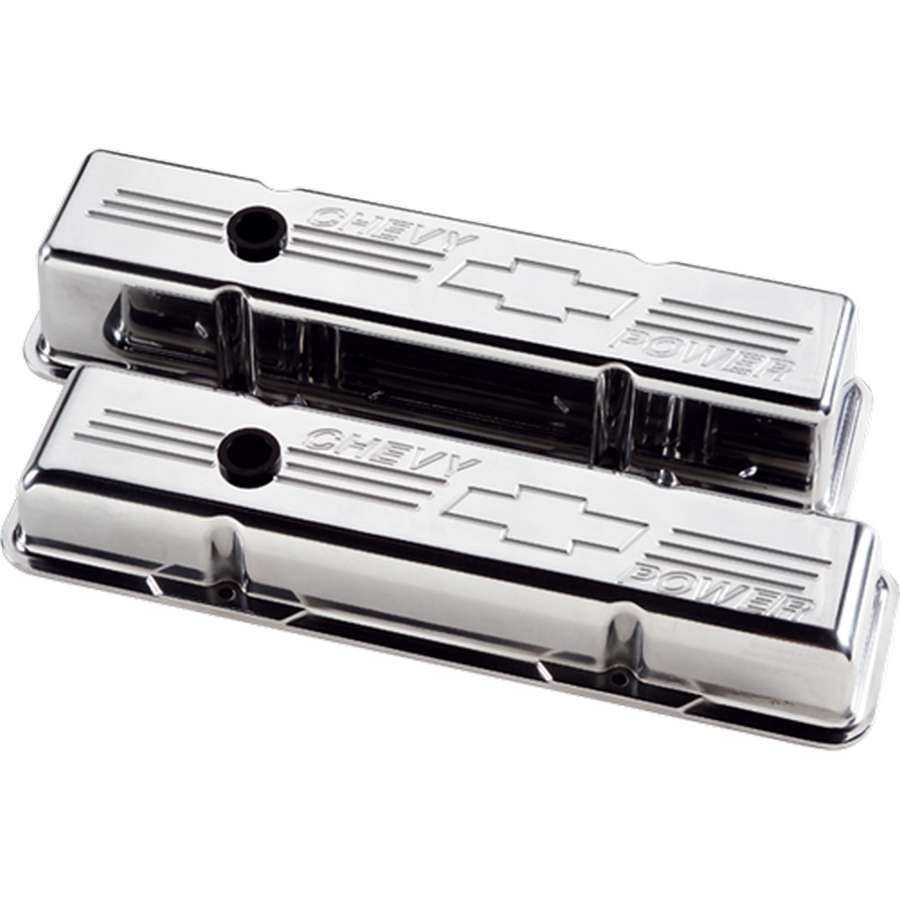 Polished SBC Tall V/C Chevy Power - Billet Specialties | Evolution Auto Retroworks