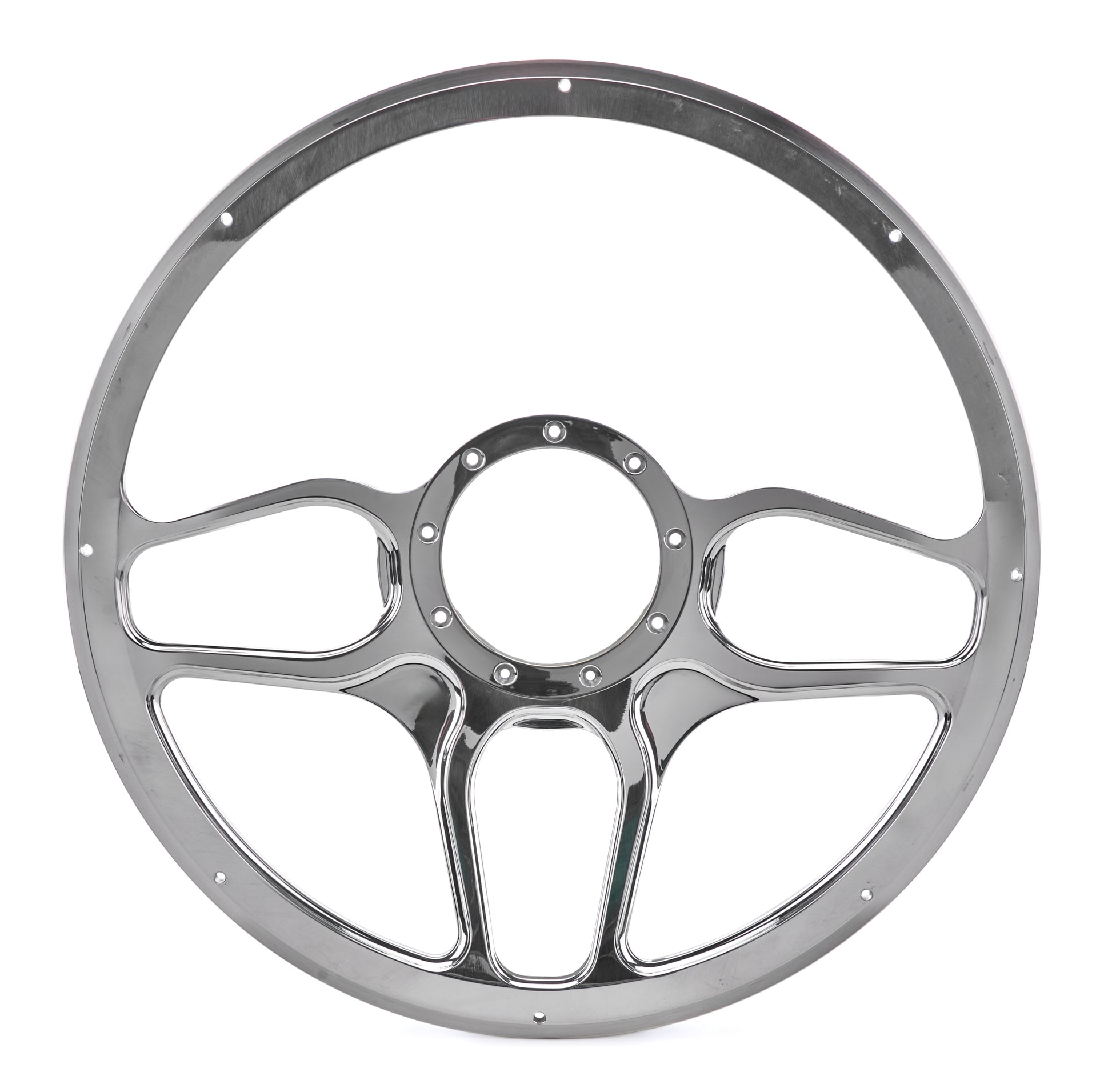 Steering Wheel 1/2 Wrap 15.5in Win Lite Black - Billet Specialties | Evolution Auto Retroworks