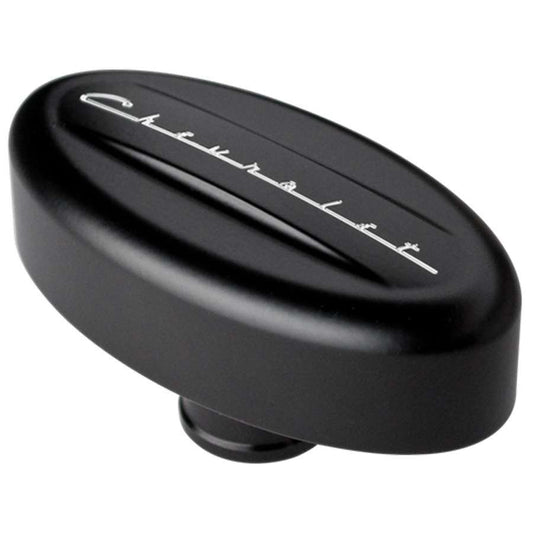 Breather Valve Cover Retro Black Chevrolet - Billet Specialties | Evolution Auto Retroworks