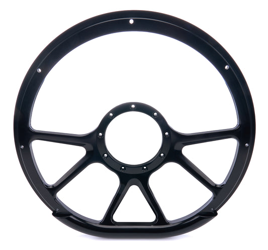 Steering Wheel 14in D - Sh ape Prism Black - Billet Specialties | Evolution Auto Retroworks
