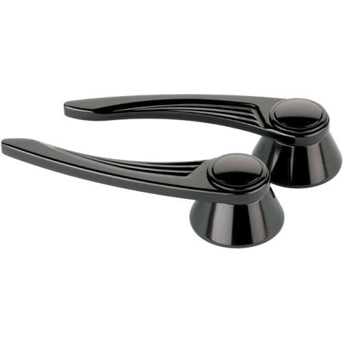 Black Door Handles Ball Milled GM/Ford 49 - Up - Billet Specialties | Evolution Auto Retroworks
