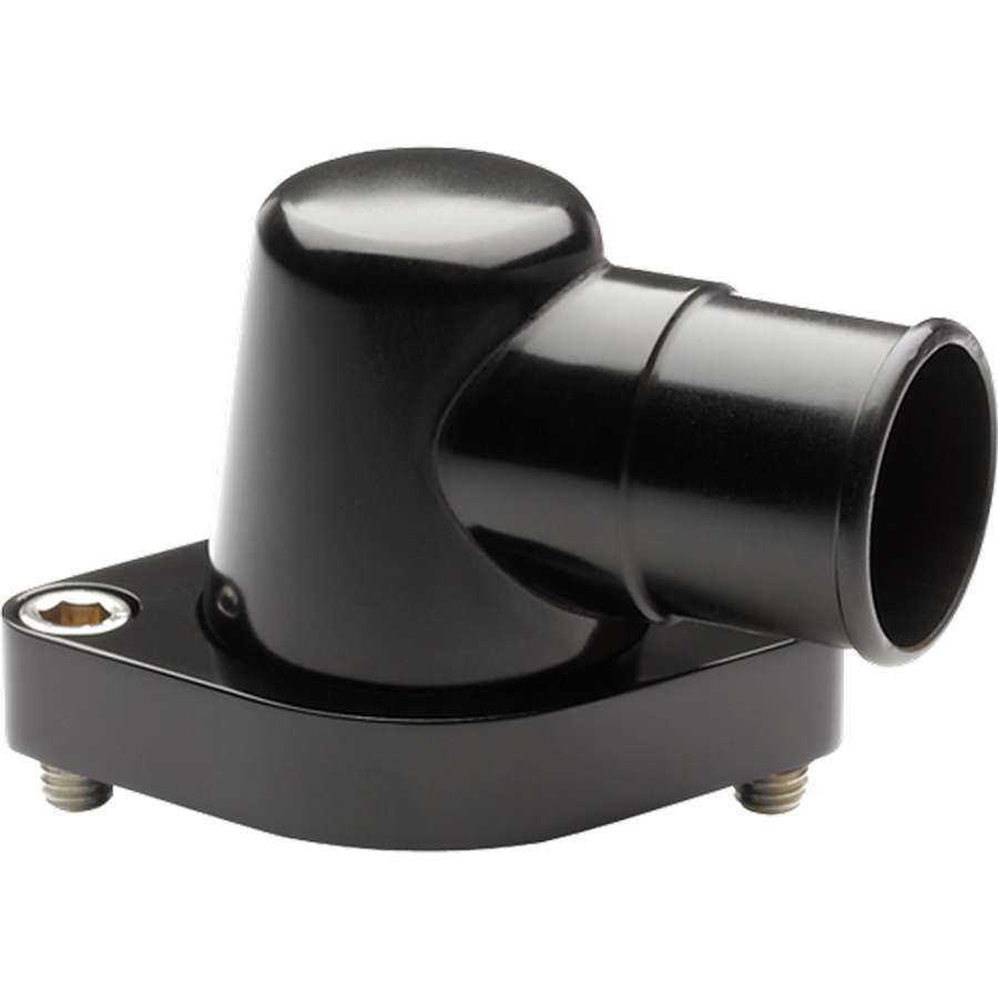 Black Chevy 0 Degree Water Neck - Billet Specialties | Evolution Auto Retroworks