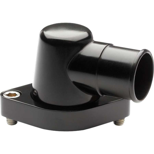 Black Chevy 0 Degree Water Neck - Billet Specialties | Evolution Auto Retroworks
