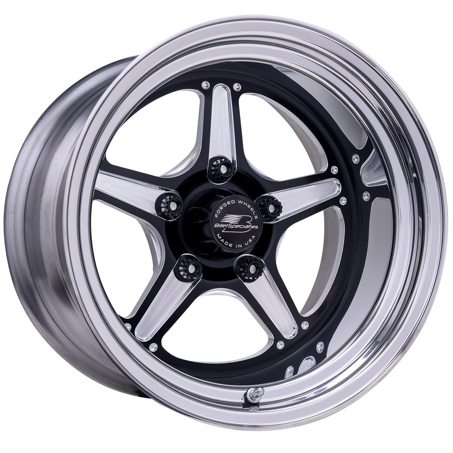 Street Lite Black Wheel 15X10 3.5IN BS - Billet Specialties | Evolution Auto Retroworks
