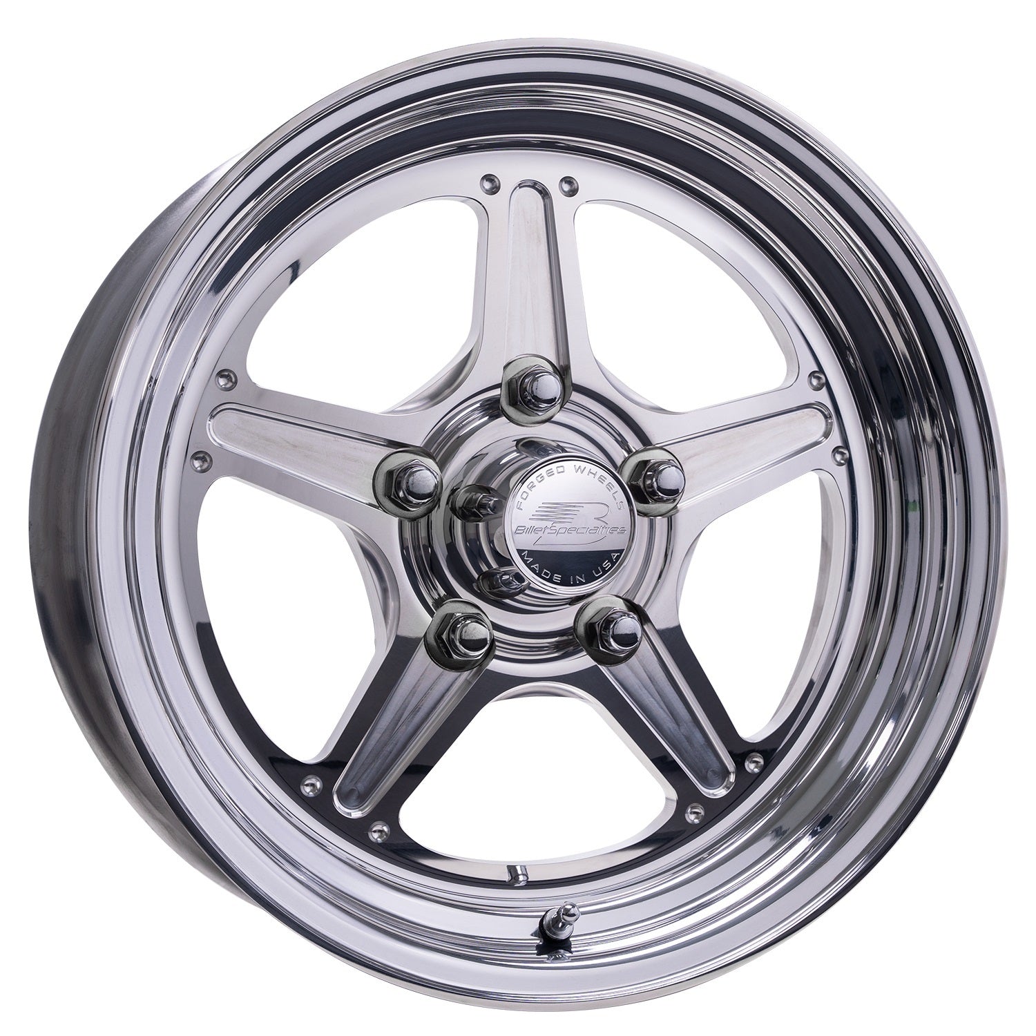 Street Lite Wheel 15X3.5 1.75 BS 5X4.75 BC - Billet Specialties | Evolution Auto Retroworks