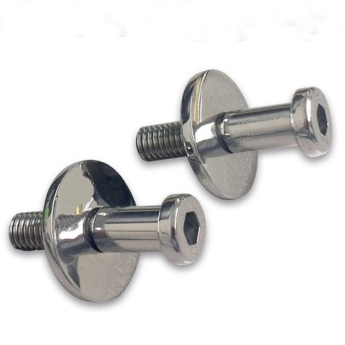 Door Striker Bolts Polished - Eddie Motorsports | Evolution Auto Retroworks