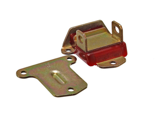 58 - 72 Chev V8 Motor Moun Zinc Plated - Red - Energy Suspension | Evolution Auto Retroworks