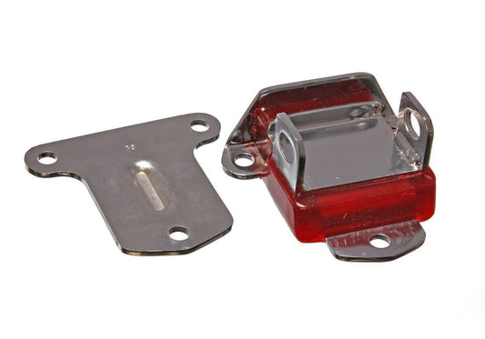 58 - 72 Chevy Chrome Motor Mount W/ Red Pad - Energy Suspension | Evolution Auto Retroworks
