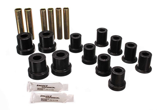 70 - 87 GM 4wd Frt Spring Bushing Set Black - Energy Suspension | Evolution Auto Retroworks