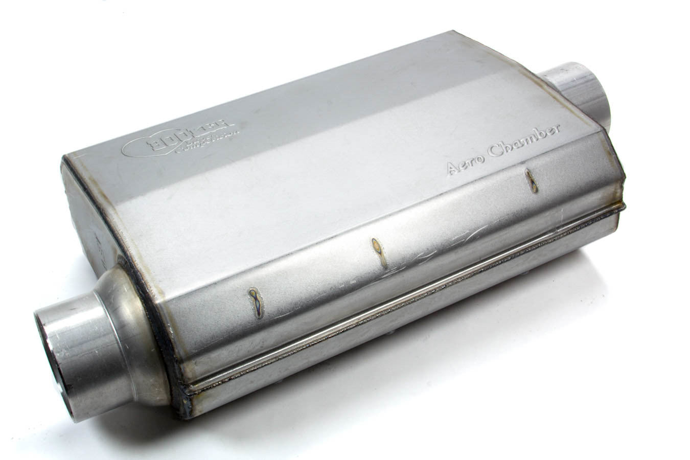 Aero Chamber Muffler 3in Offset/Center - Hooker | Evolution Auto Retroworks