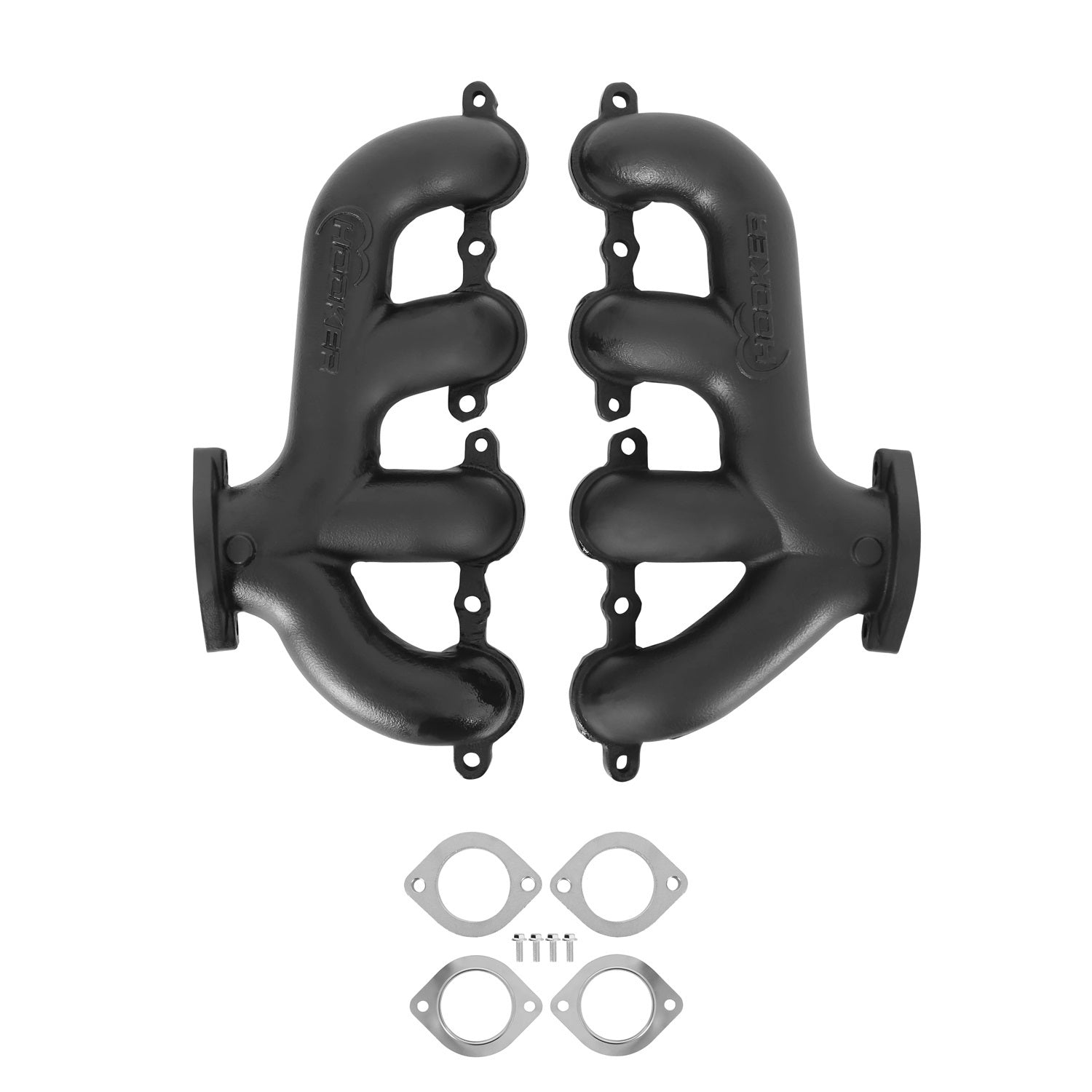Exhaust Manifold Set GM LS Rear Dump - Hooker | Evolution Auto Retroworks