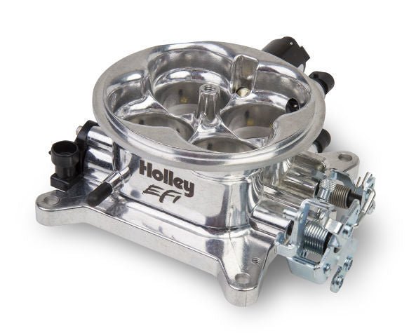 MPFI Throttle Body 1000 CFM Polished - Holley EFI | Evolution Auto Retroworks