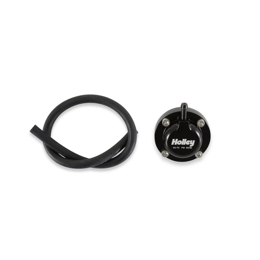 Fuel Pulse Damper Billet Alm 8an ORB 40 - 70PSI - Holley | Evolution Auto Retroworks