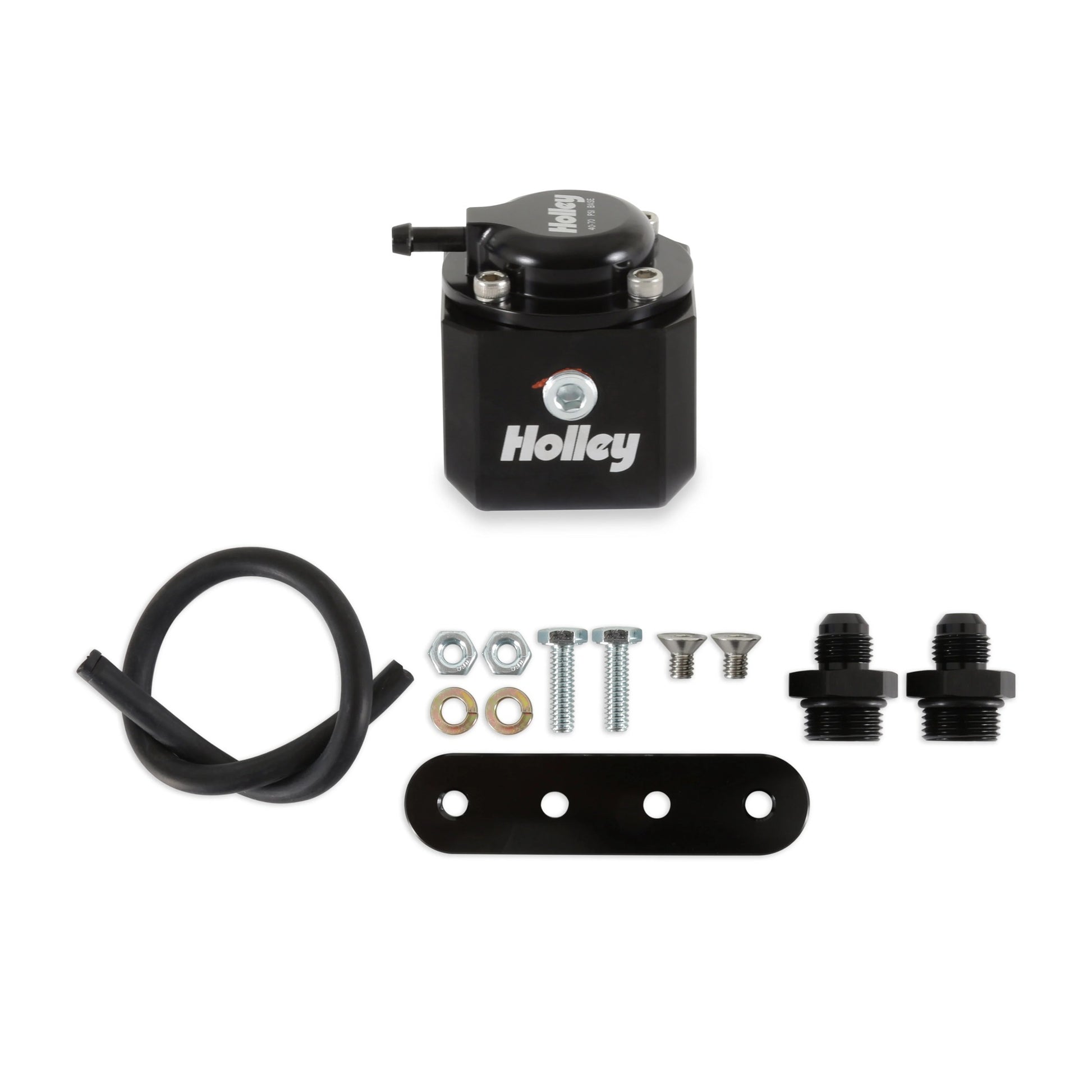 Fuel Pulse Damper Inline 8an ORB 40 - 70PSI - Holley | Evolution Auto Retroworks