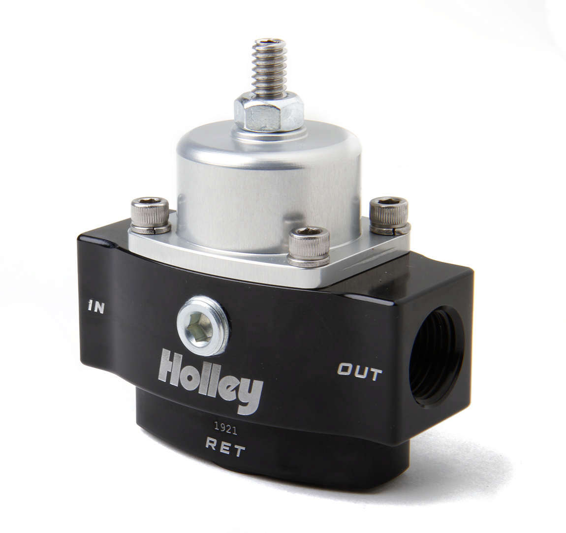 HP Billet Fuel Press. Regulator w/Bypass - Holley | Evolution Auto Retroworks
