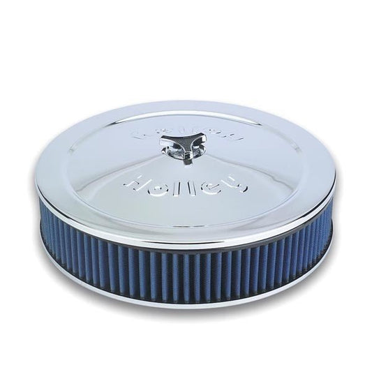 Power Shot Chrome Air Cleaner Assembly - Holley | Evolution Auto Retroworks