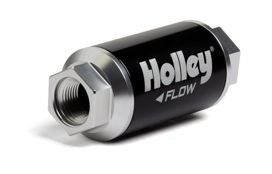 Billet HP Fuel Filter - 3/8NPT 100 - Micron 100GPH - Holley | Evolution Auto Retroworks