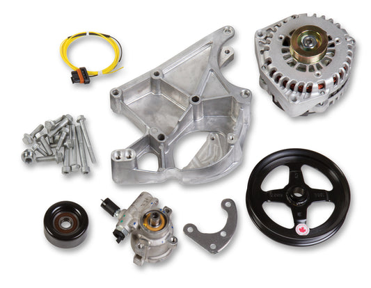 Alt & P/S Pump Sys. Kit GM LS Engines - Holley | Evolution Auto Retroworks