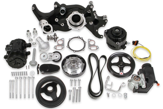 LS Mid - Mount Complete Engine Accessory System - Holley | Evolution Auto Retroworks