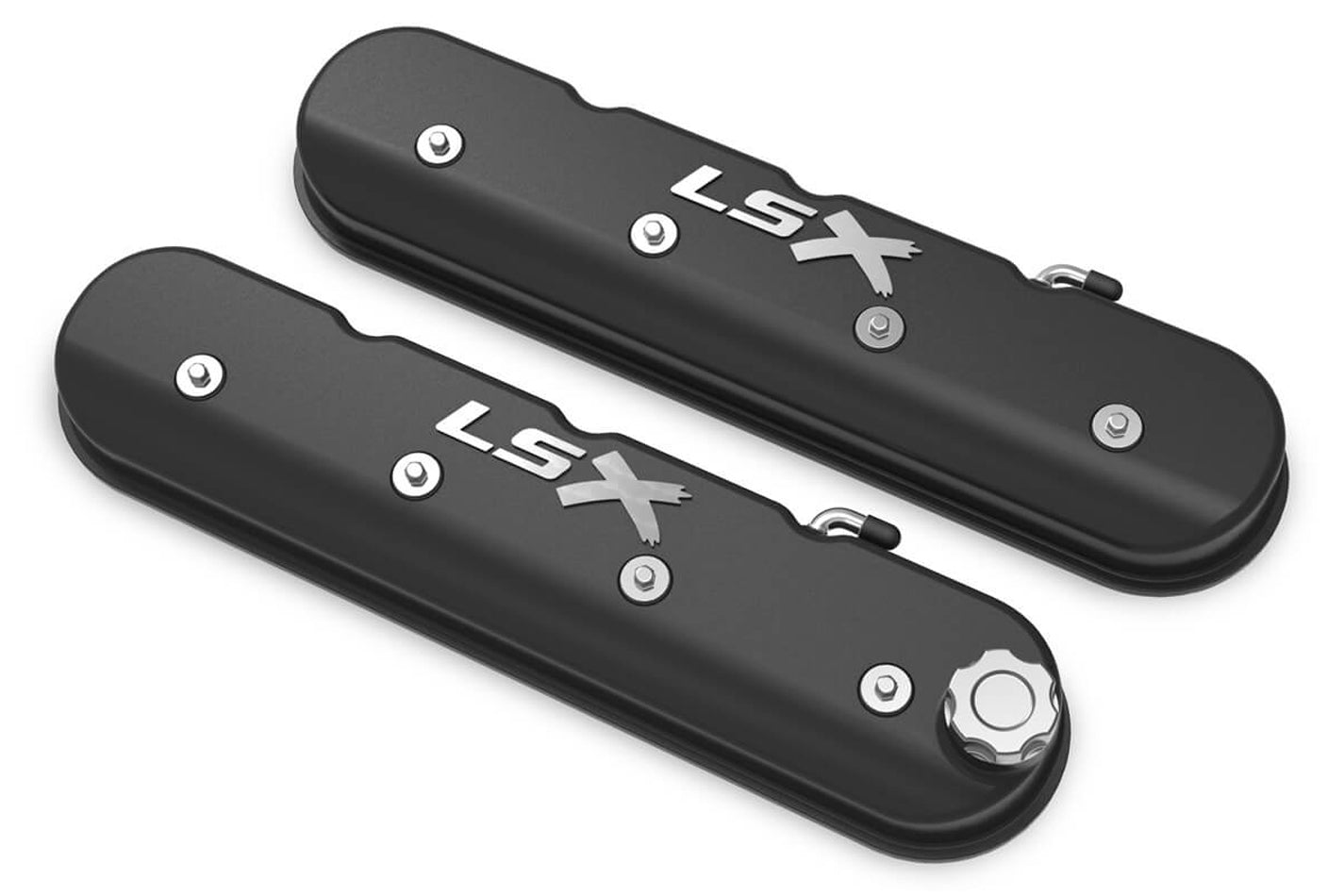 LS Series Valve Covers w/LSX Logo - Holley | Evolution Auto Retroworks
