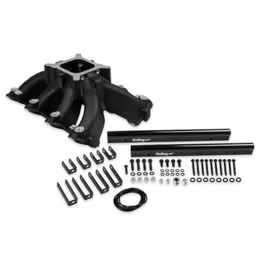 GM LS Intake Manifold Split Single Plane 4150 - Holley | Evolution Auto Retroworks