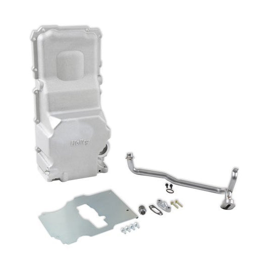 5.6qt Cast Alm Oil Pan Kit GM LS Engine Swap - Holley | Evolution Auto Retroworks