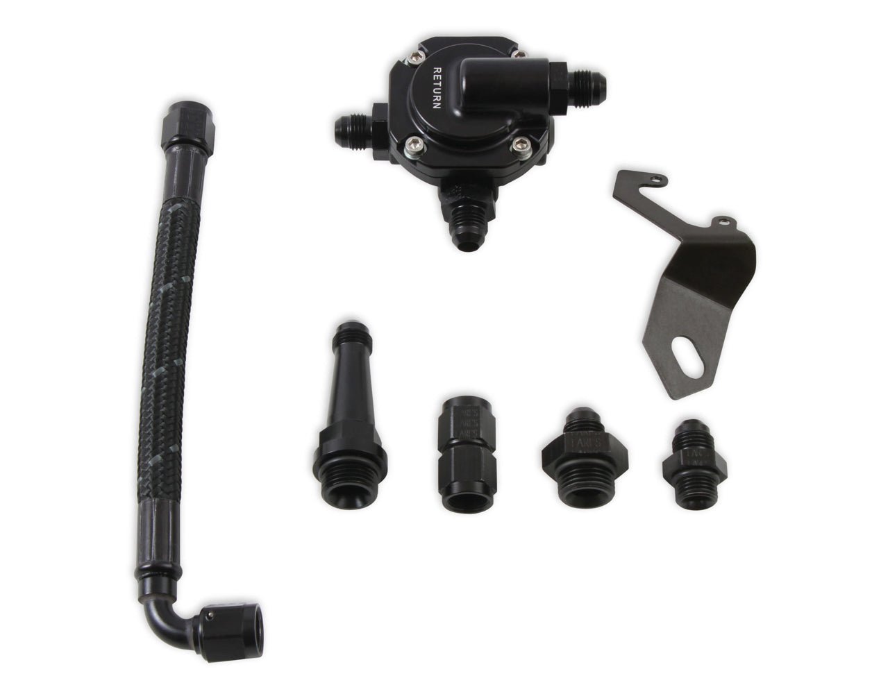 EFI Stealth Crossover Braided Fuel Line Lit - Holley | Evolution Auto Retroworks