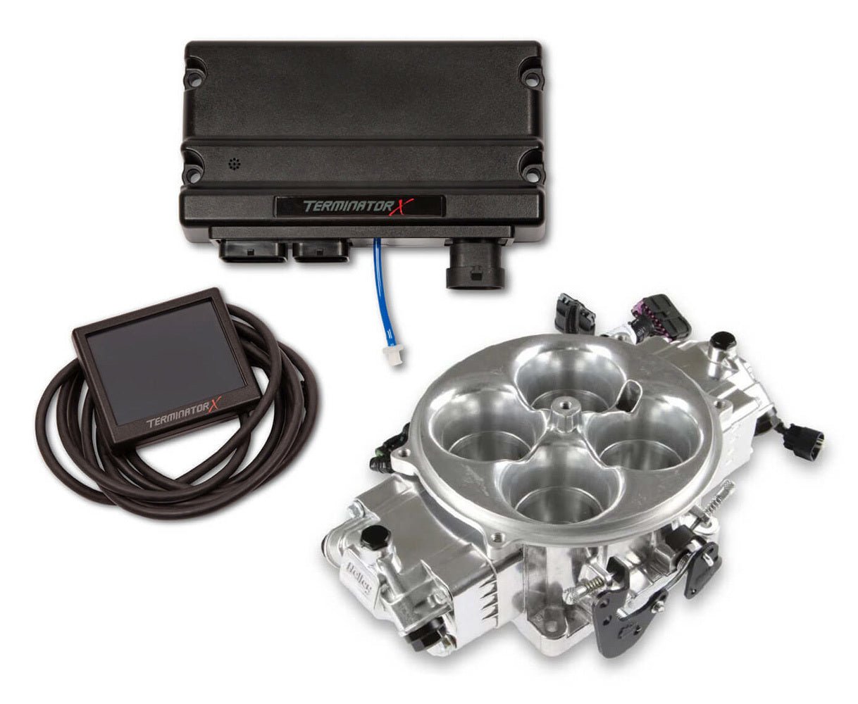 Terminator X Stealth 4500 - 8 Injectors Shiny - Holley EFI | Evolution Auto Retroworks