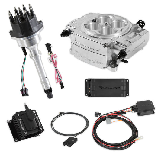 Sniper 2 EFI Bundle Kit SBC Polished - Holley | Evolution Auto Retroworks