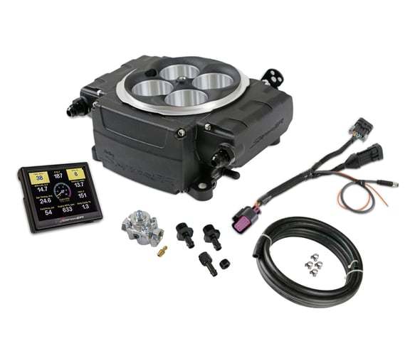 Sniper - 2 Upgrade Kit Black w/Regulator - Holley | Evolution Auto Retroworks