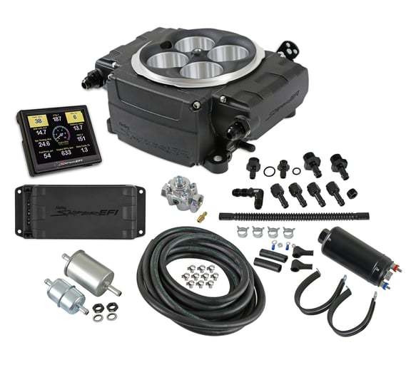 Sniper 2 EFI Master Kit Black w/PDM - Holley | Evolution Auto Retroworks