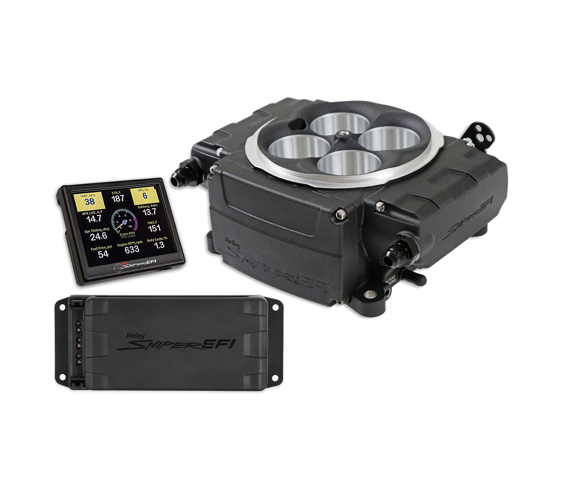 Sniper 2 EFI Kit Black w/PDM - Holley | Evolution Auto Retroworks