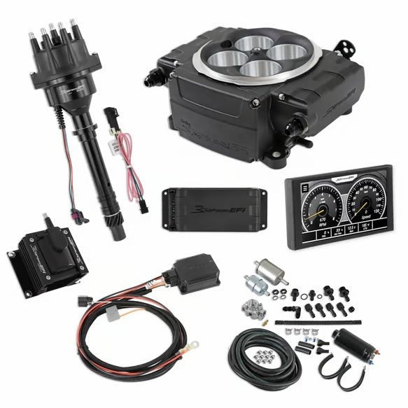Sniper 2 EFI Master Kit SBC - Black - Holley | Evolution Auto Retroworks