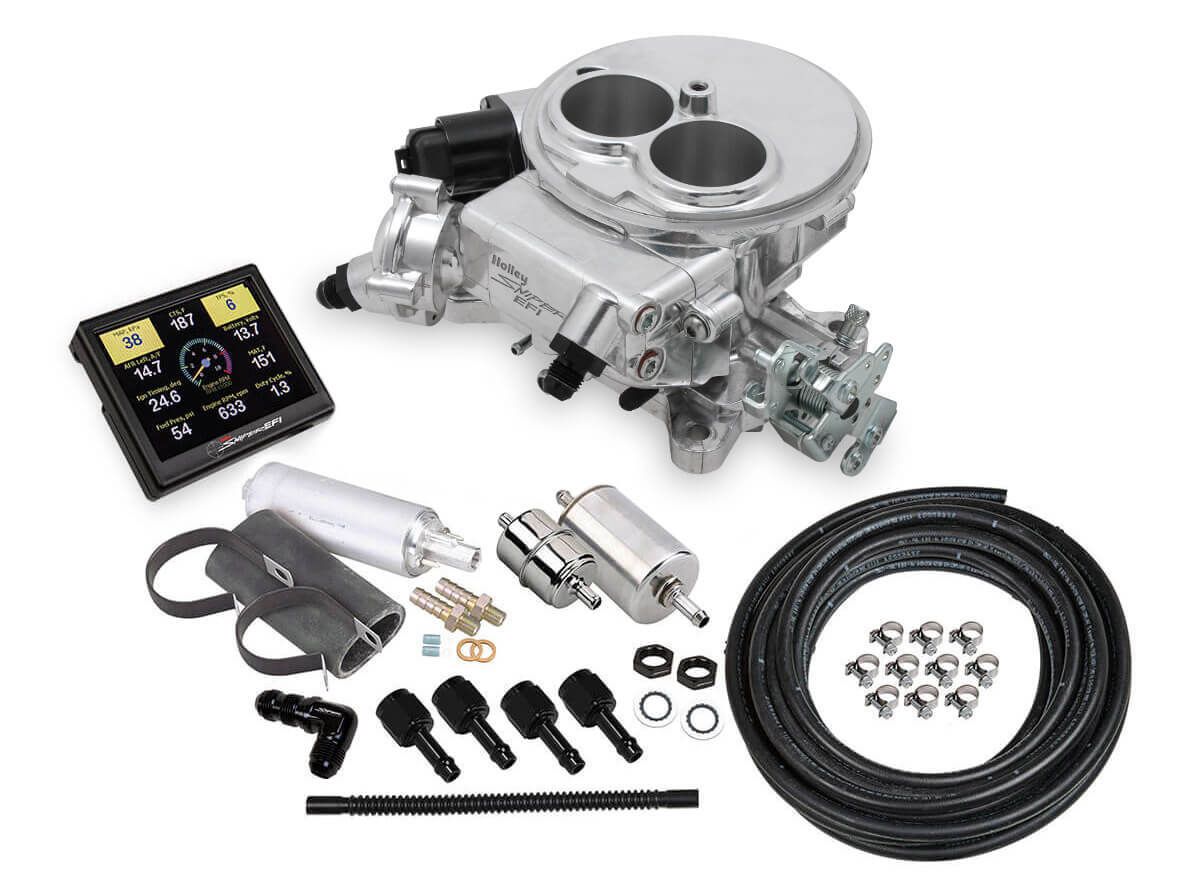 Sniper 2300 EFI Master Kit Shiny Finish - Holley EFI | Evolution Auto Retroworks