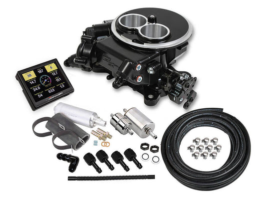 Sniper 2300 EFI Master Kit Black Finish - Holley EFI | Evolution Auto Retroworks